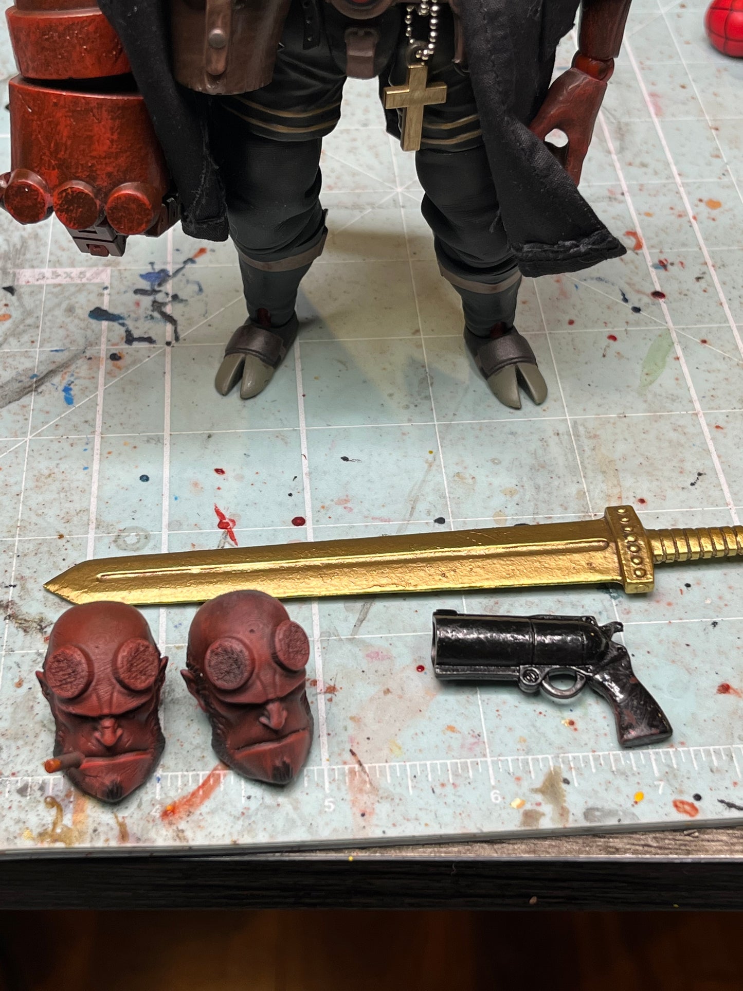 Custom HellBoy Figure