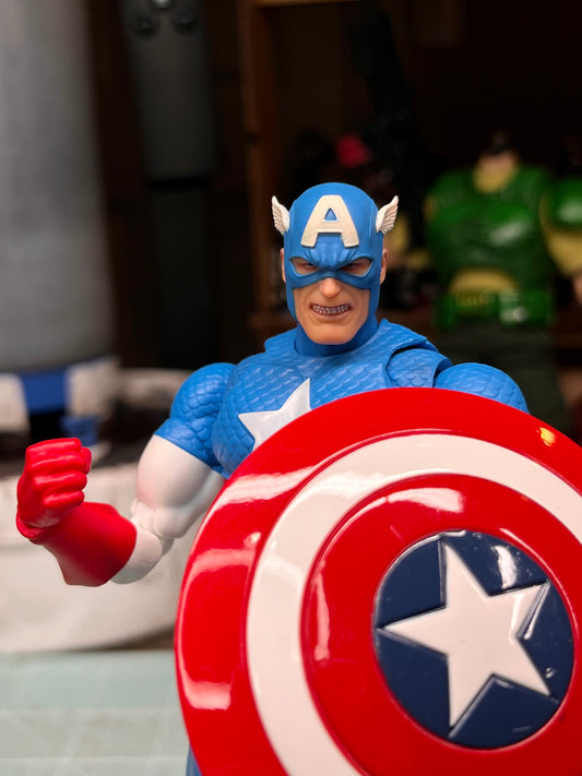 Captain America ( Gritted Mafex)headsculpt