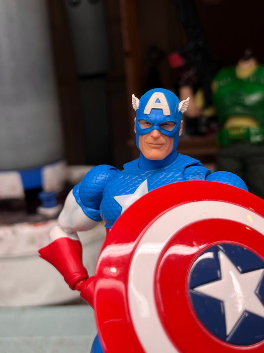 Captain America ( smiling Mafex)headsculpt
