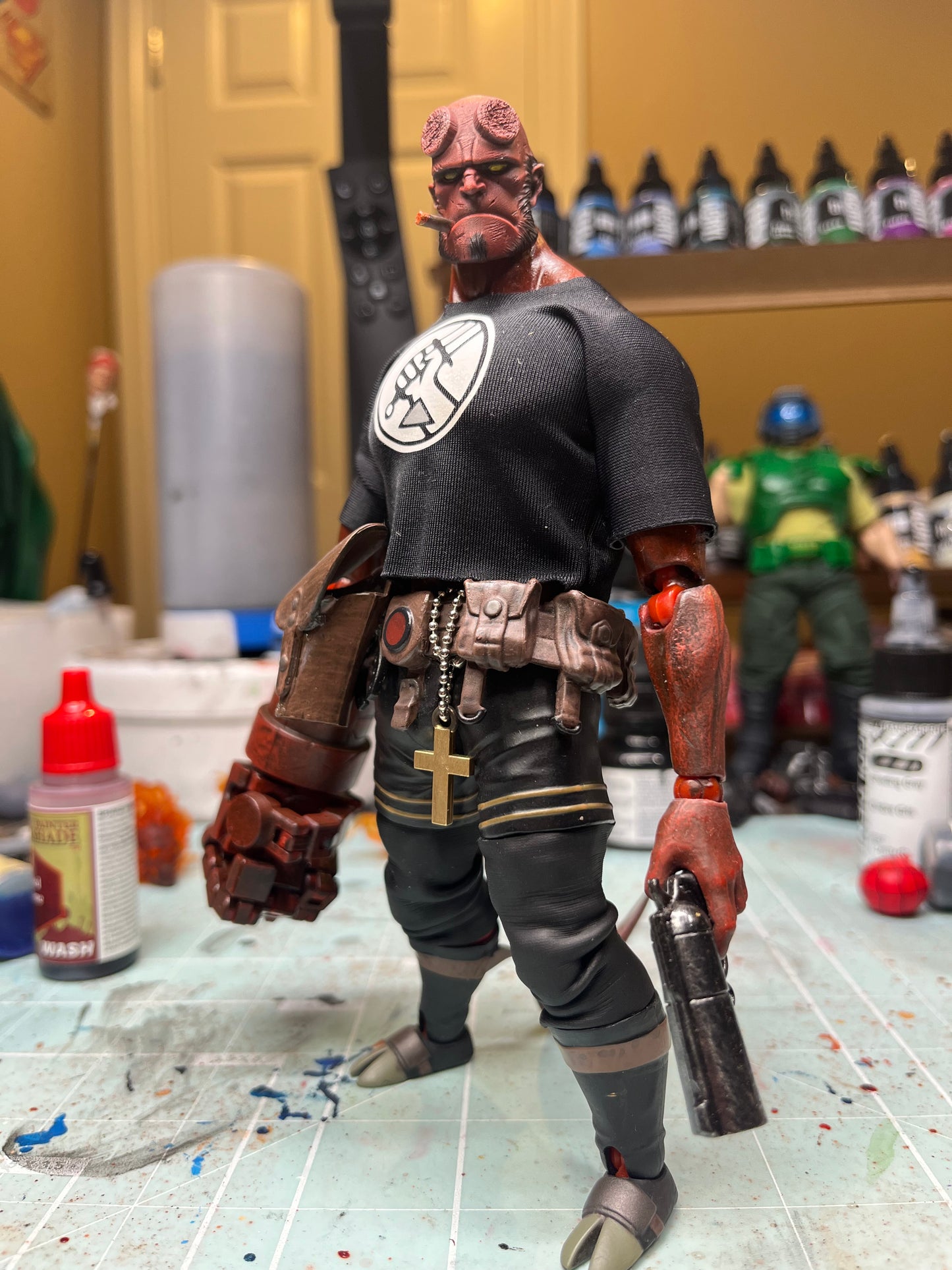 Custom HellBoy Figure
