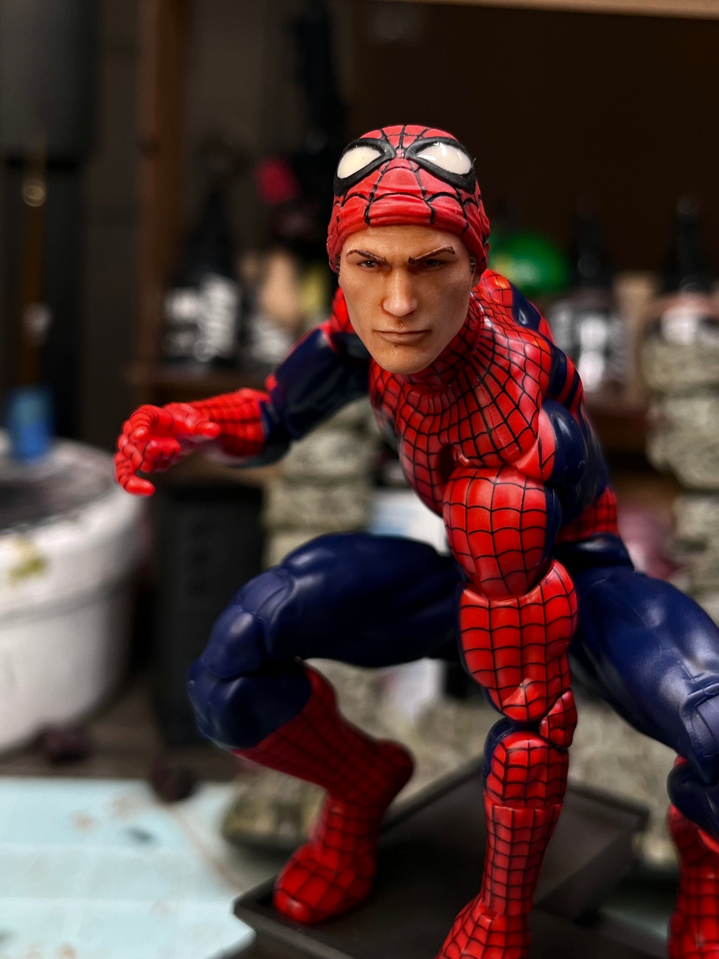 Spider-Man (half masked)headsculpt