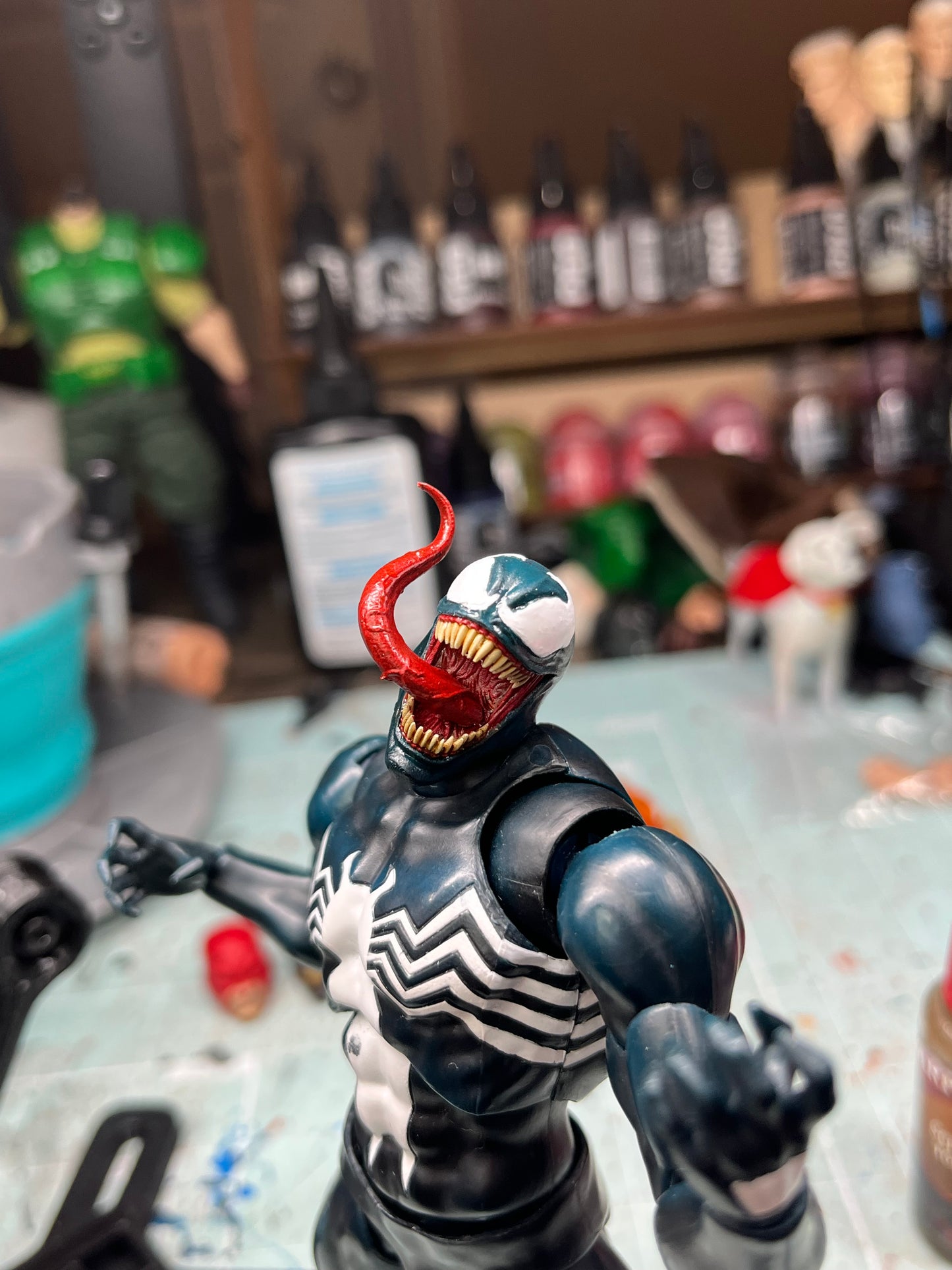 Sandoval Venom tongue Sculpt (MAFEX scale) headsculpt