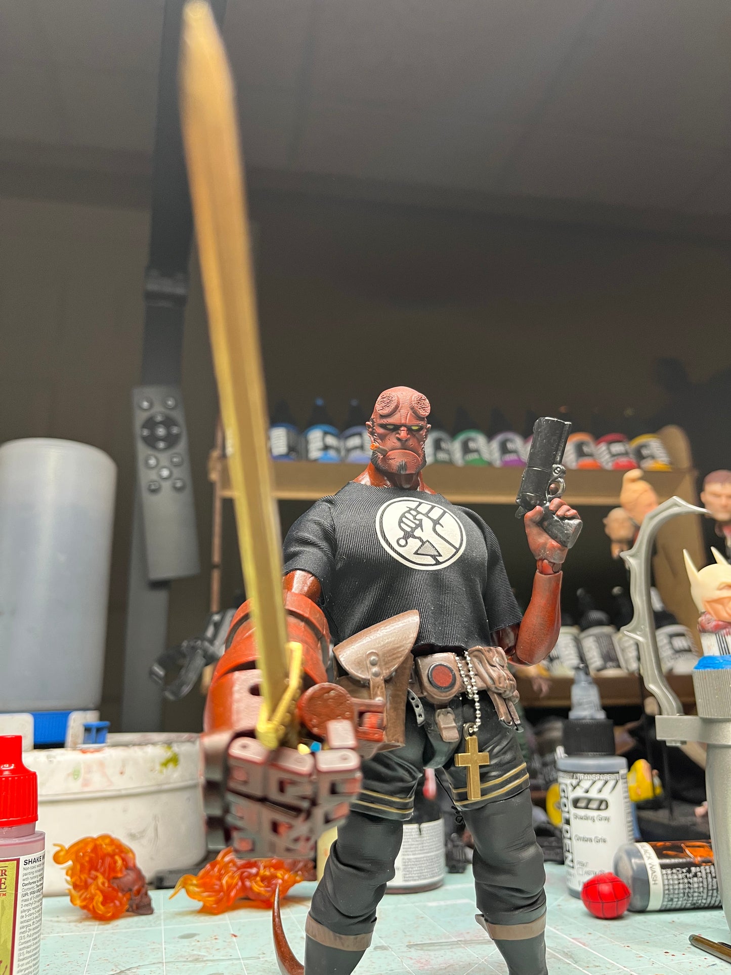 Custom HellBoy Figure