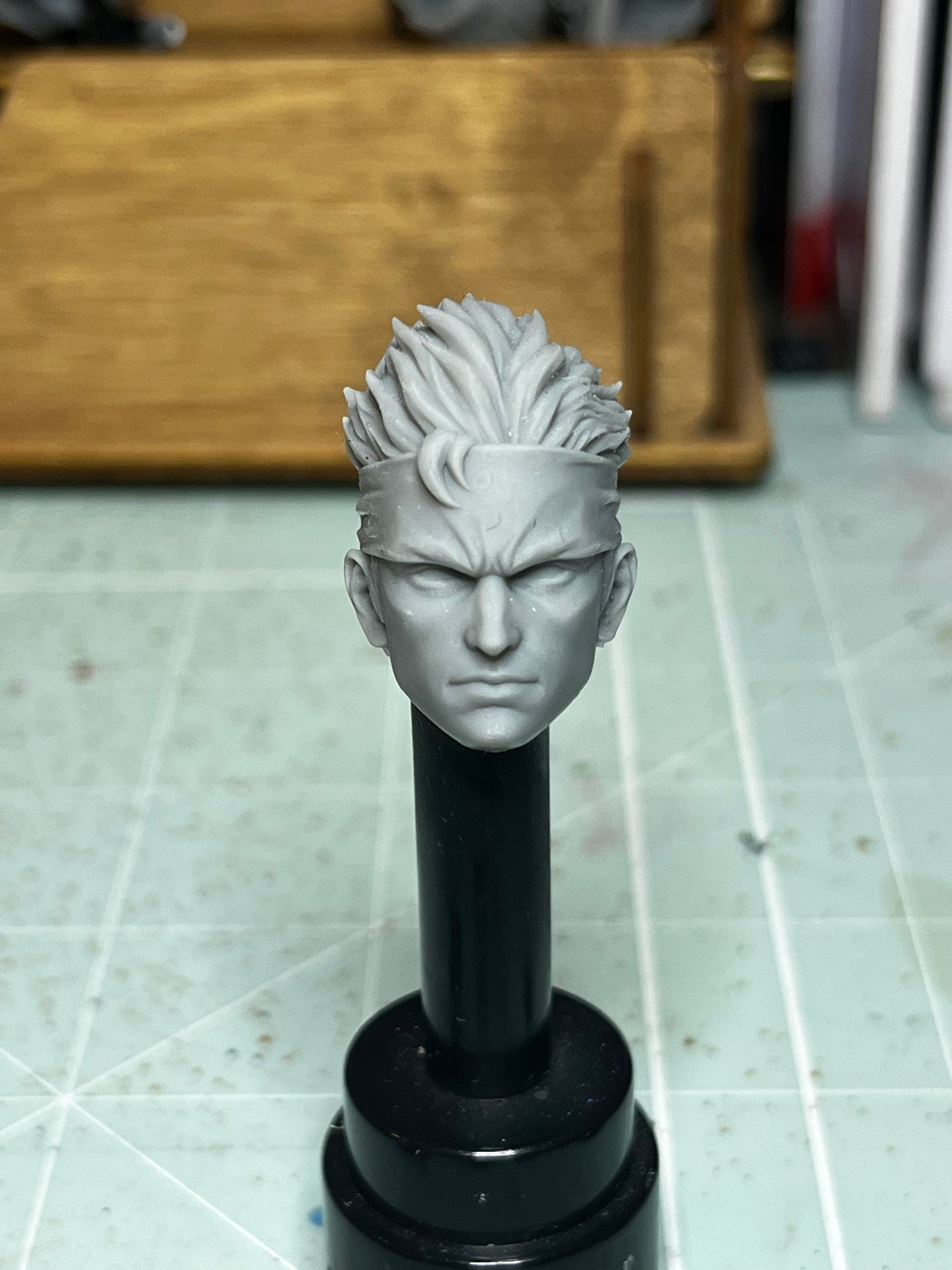 MGS1 Snake Head Blank Sculpt