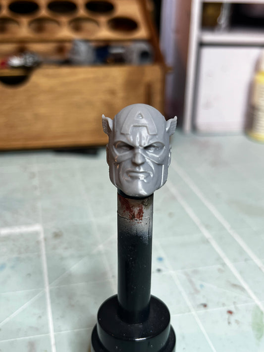Cap Blank Head Sculpt