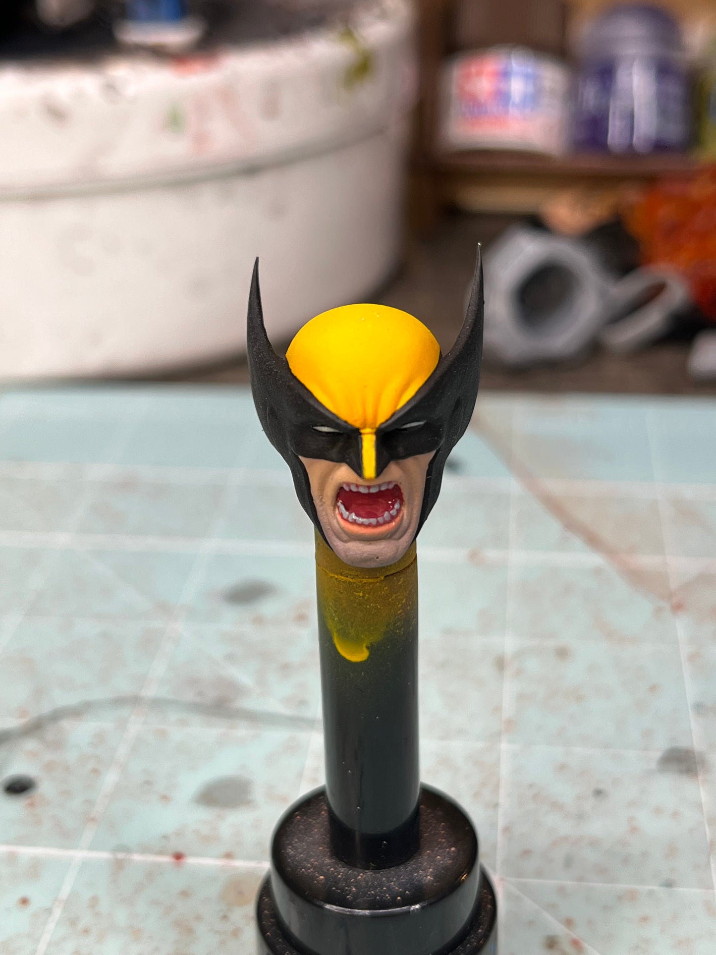 Wolverine ( Yelling Mafex) headsculpt