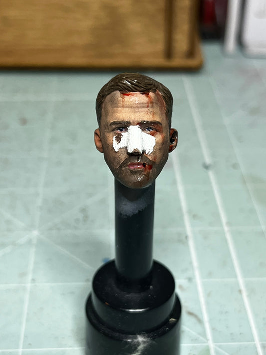 Agent K Painted Head Sculpt