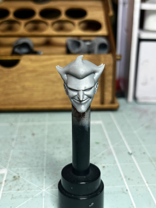 Animated Joker Head Blank Sculpt