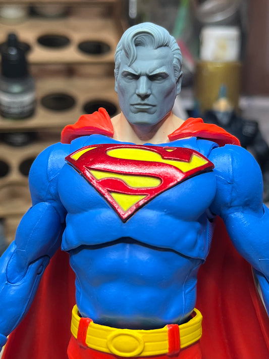 Superman Blank Headsculpts