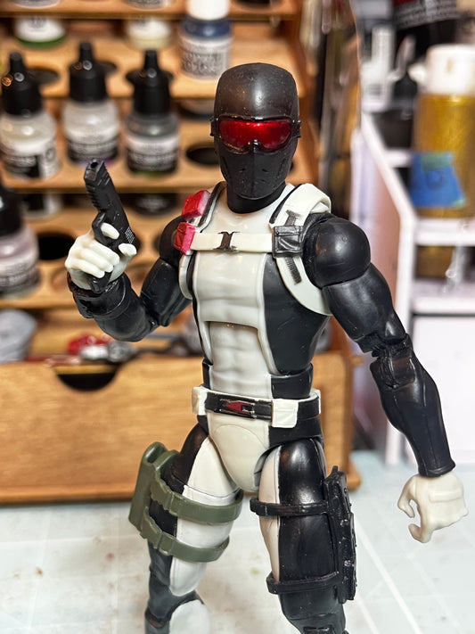 Commando Snake Eyes Painted Head Sculpt